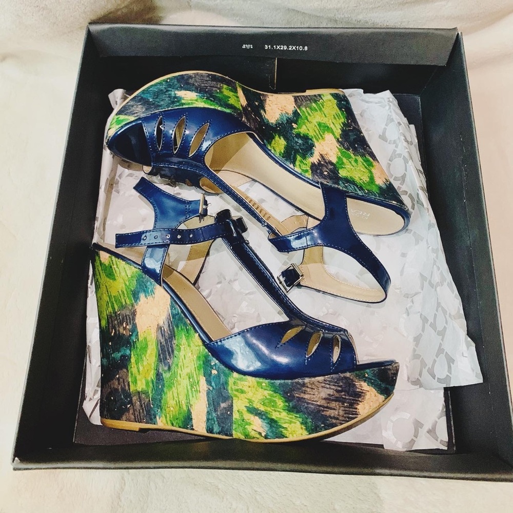 Colorful Wedge Heels - Picture 2 of 4